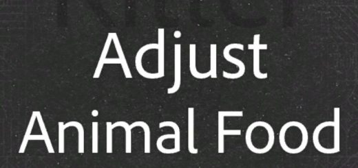 Adjust Animal Food v0.11
