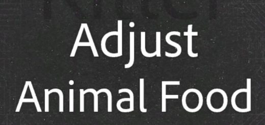 Adjust Animal Food v0.7