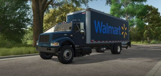 International 4900 Box truck v1.0