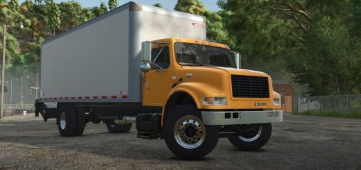 International 4900 Box truck v1.0