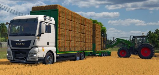 MAN TGX 6×2 Straw Bale V1.0