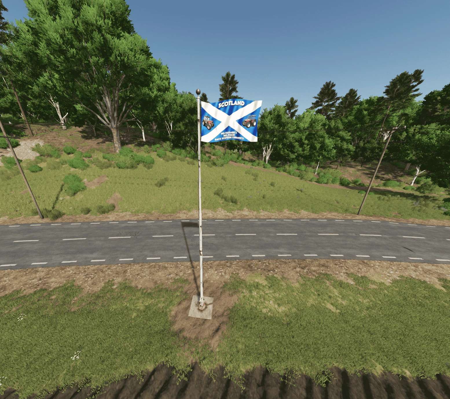 Scotish Flag pole v1.0