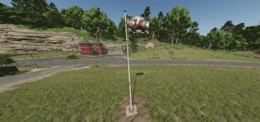Welsh Flag pole v1.0