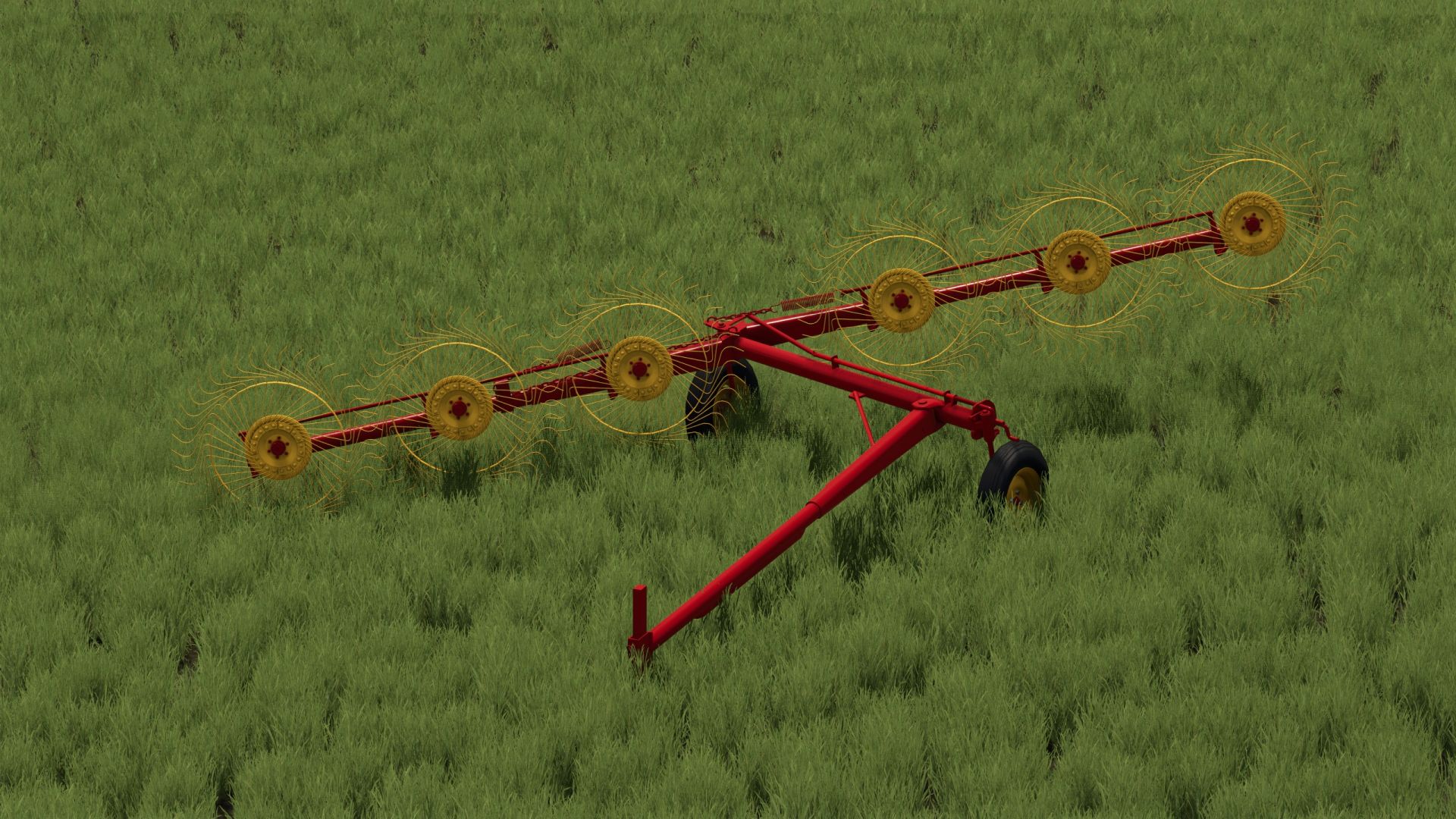 1978 Massey Ferguson 6 wheel hay windrower v1.0