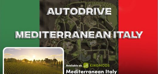 AutoDrive Meditteranean Italy v1.0