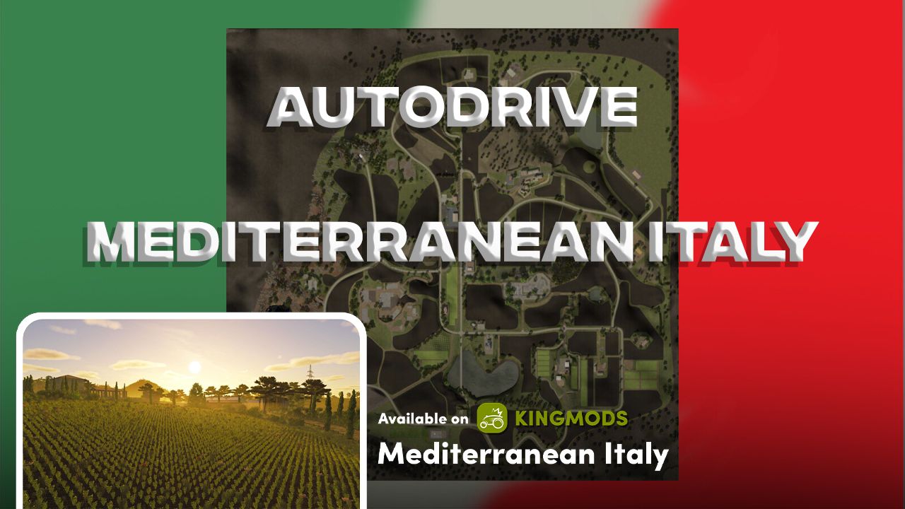 AutoDrive Meditteranean Italy v1.0