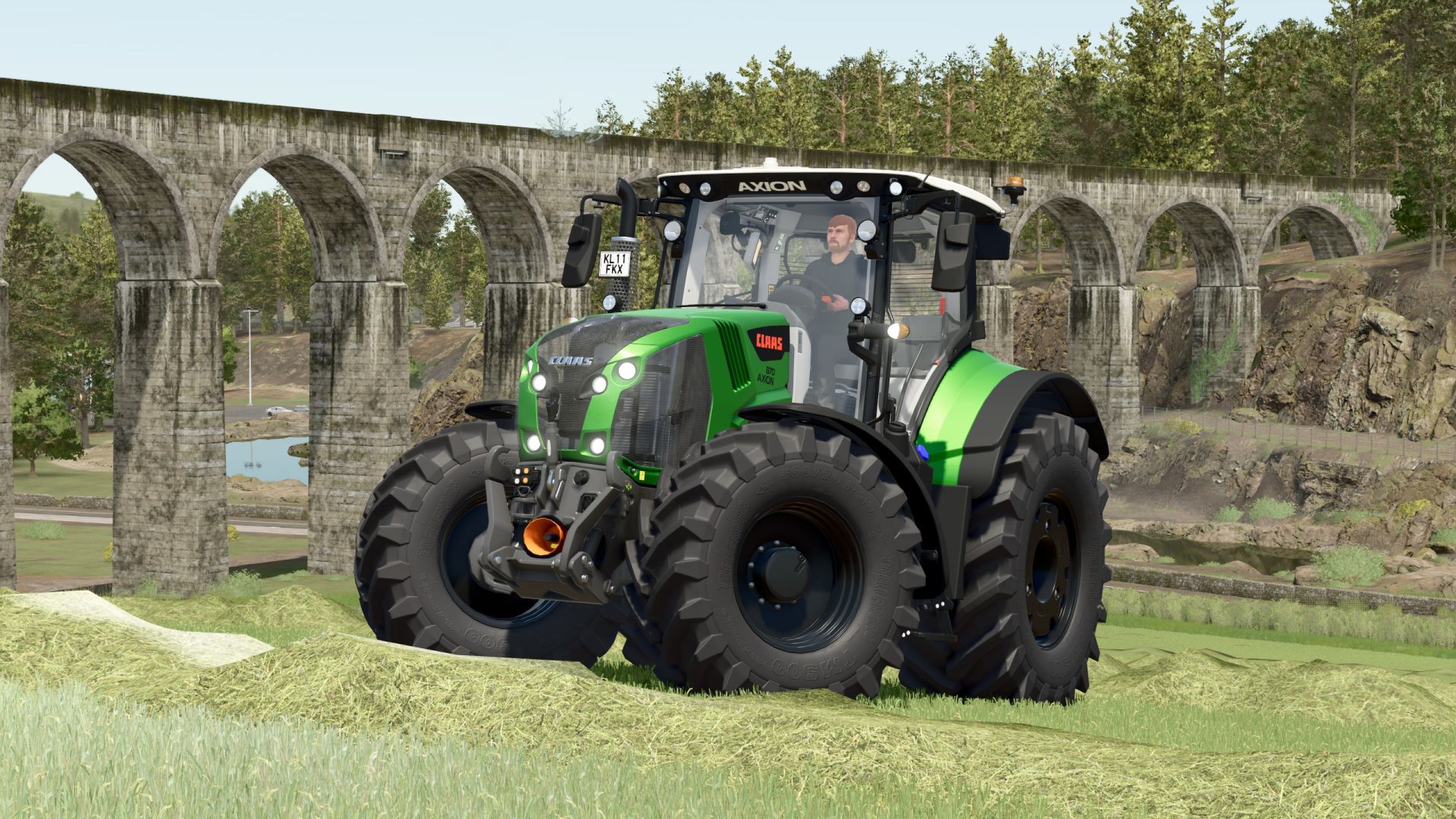 Claas Axion 800 Multicolor V1.2