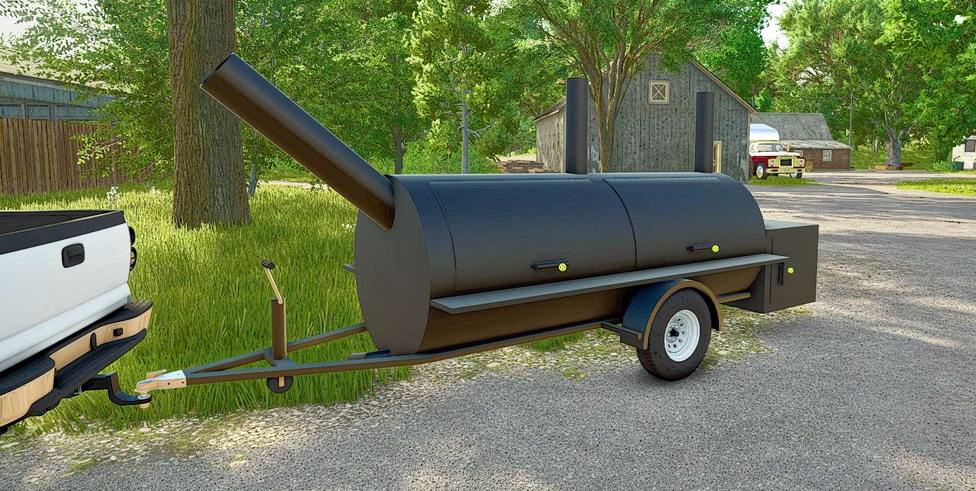 Custom BBQ Pit Trailer v1.0