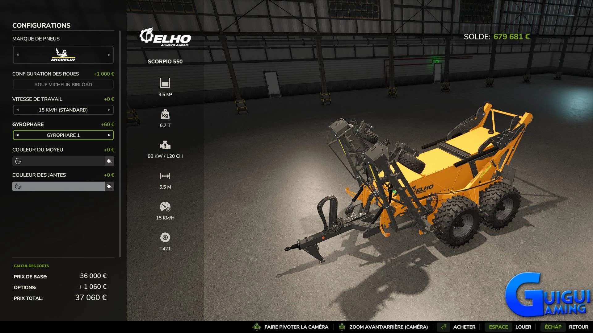 ELHO Scorpio 550 v1.1