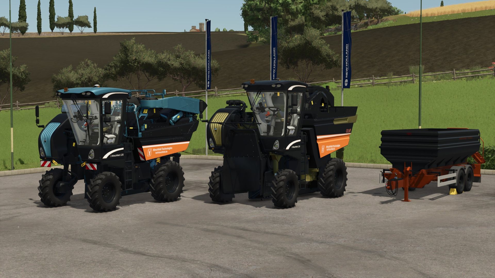 Grape and olive harvester V1.0