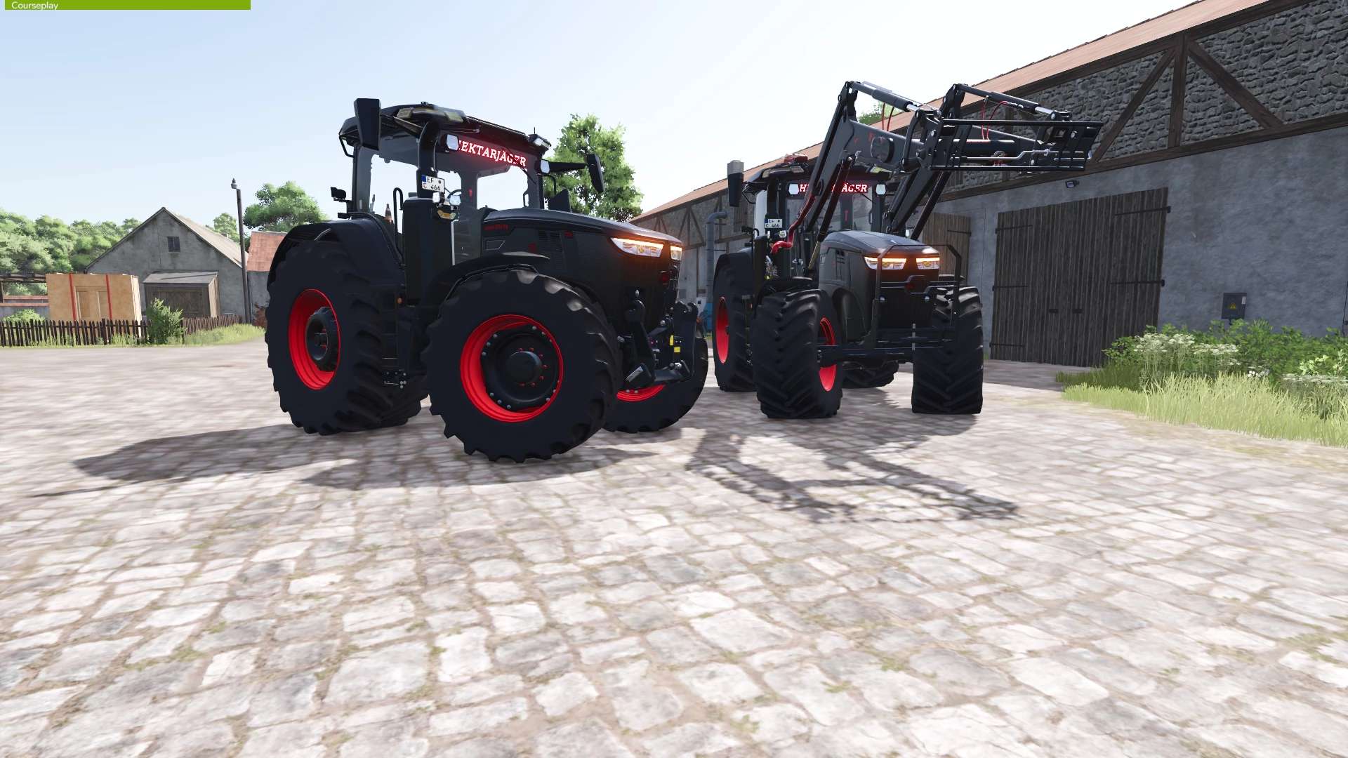 John Deere Multicolor with front loader v1.0