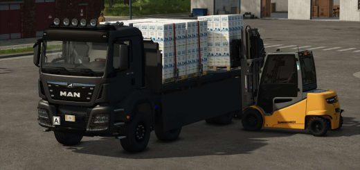 MAN TGS 4 Achs Kipper v1.0