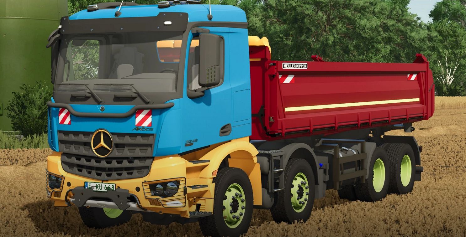 Mercedes Benz Arocs Agrar Meiller Kipper Truck v1.0
