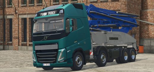 Volvo FH16 Concrete Pump Truck v1.0