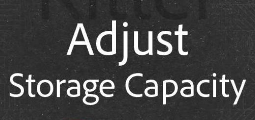 Adjust Storage Capacity v0.3.3