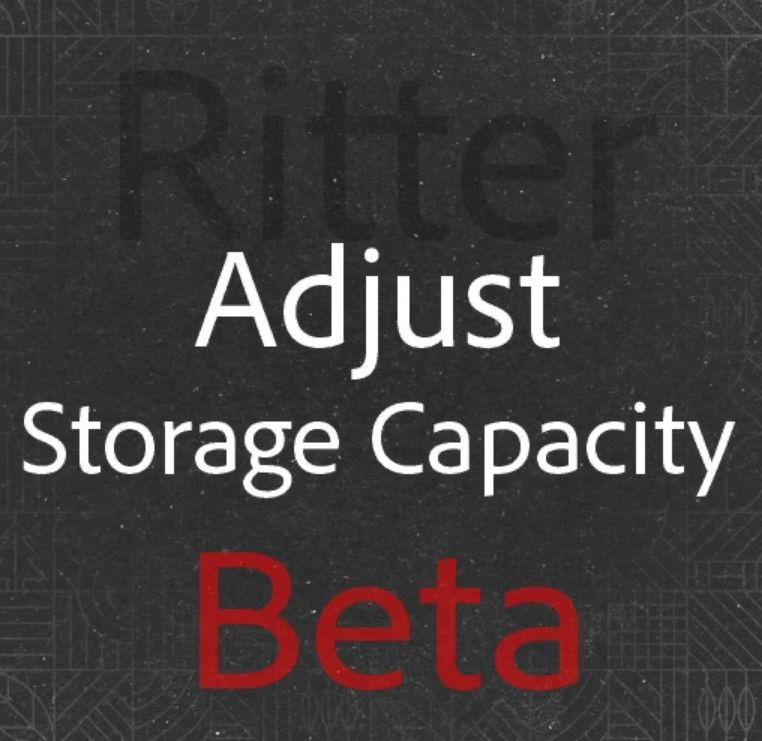 Adjust Storage Capacity V0.5