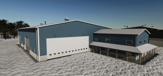 American Midwest Shop With Office v1.0