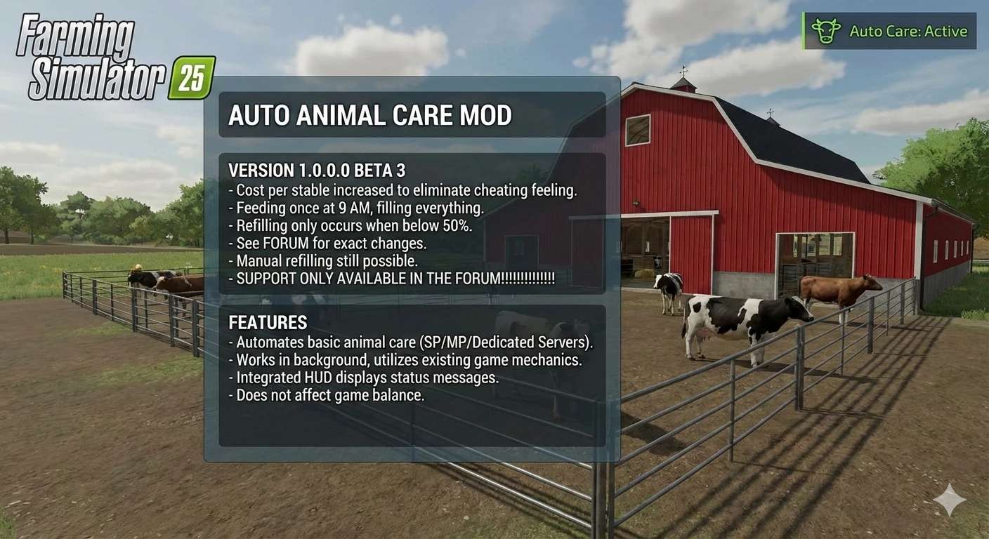 Auto Animal Care BETA 3 v1.0
