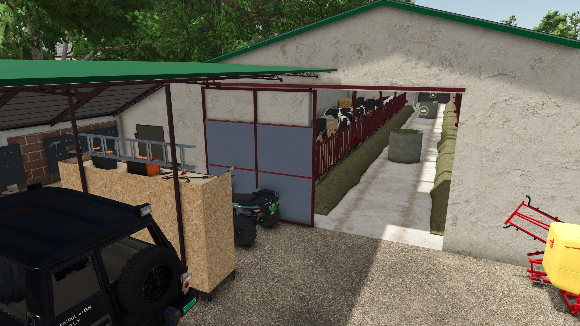 Cow Barn with shed v1.0