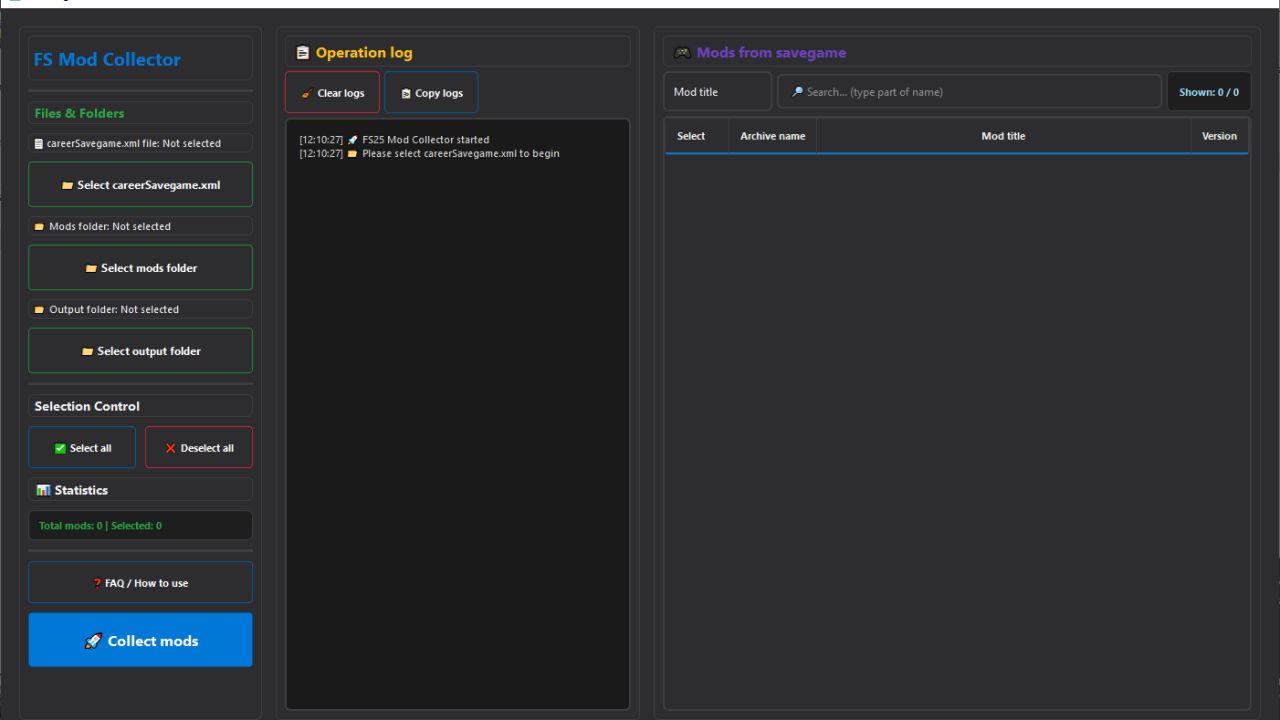 FS Mod Collector v1.0