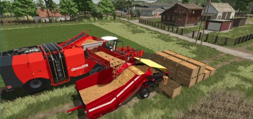 Grimme Receiving Hopper With Automatic Pallet Stacking v1.0
