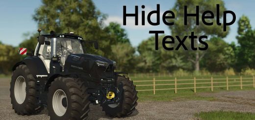 Hide Help Texts v1.0