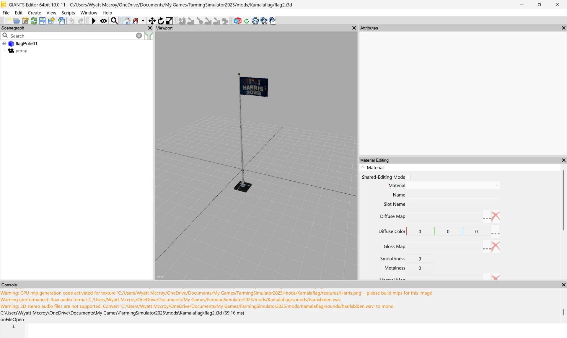 Kamala Harris 2028 Flag v1.0