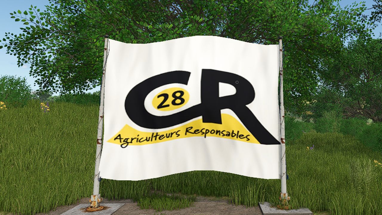 Placeable Rural Coordination 28 Flag V1.0