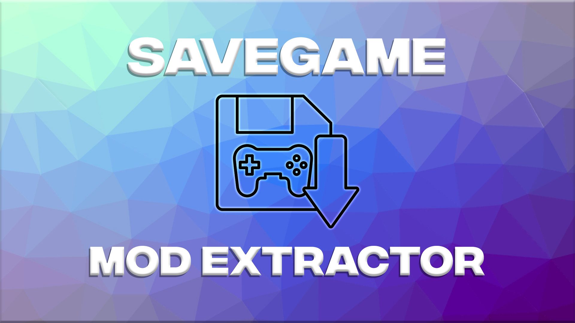 Savegame Mod Extractor v1.0