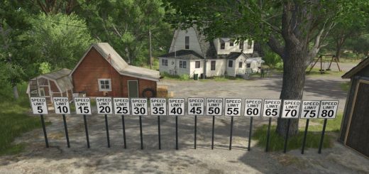 US Speed Limit Sign v1.0