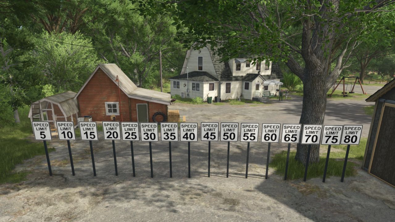 US Speed Limit Sign v1.0