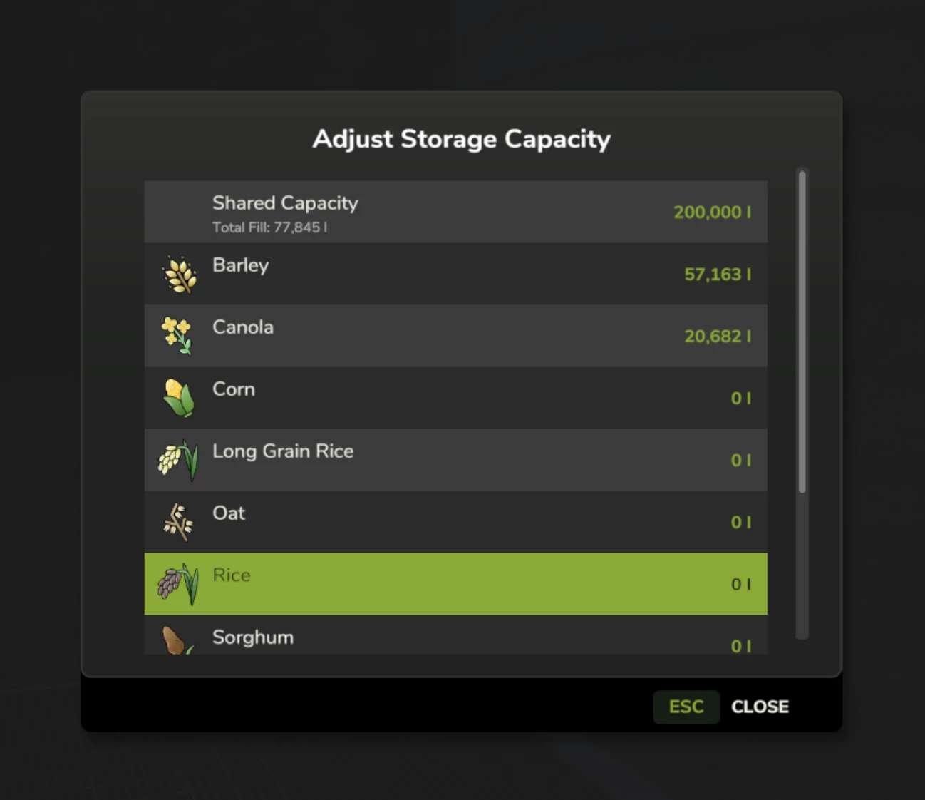 Adjust Storage Capacity V0.6