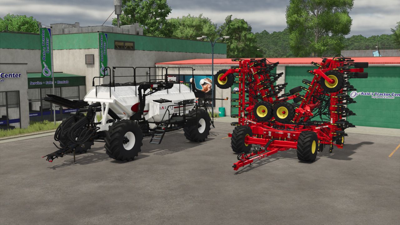 Bourgault 3320-76 Paralink Hoe Drill + 7950 Air Cart v2.0
