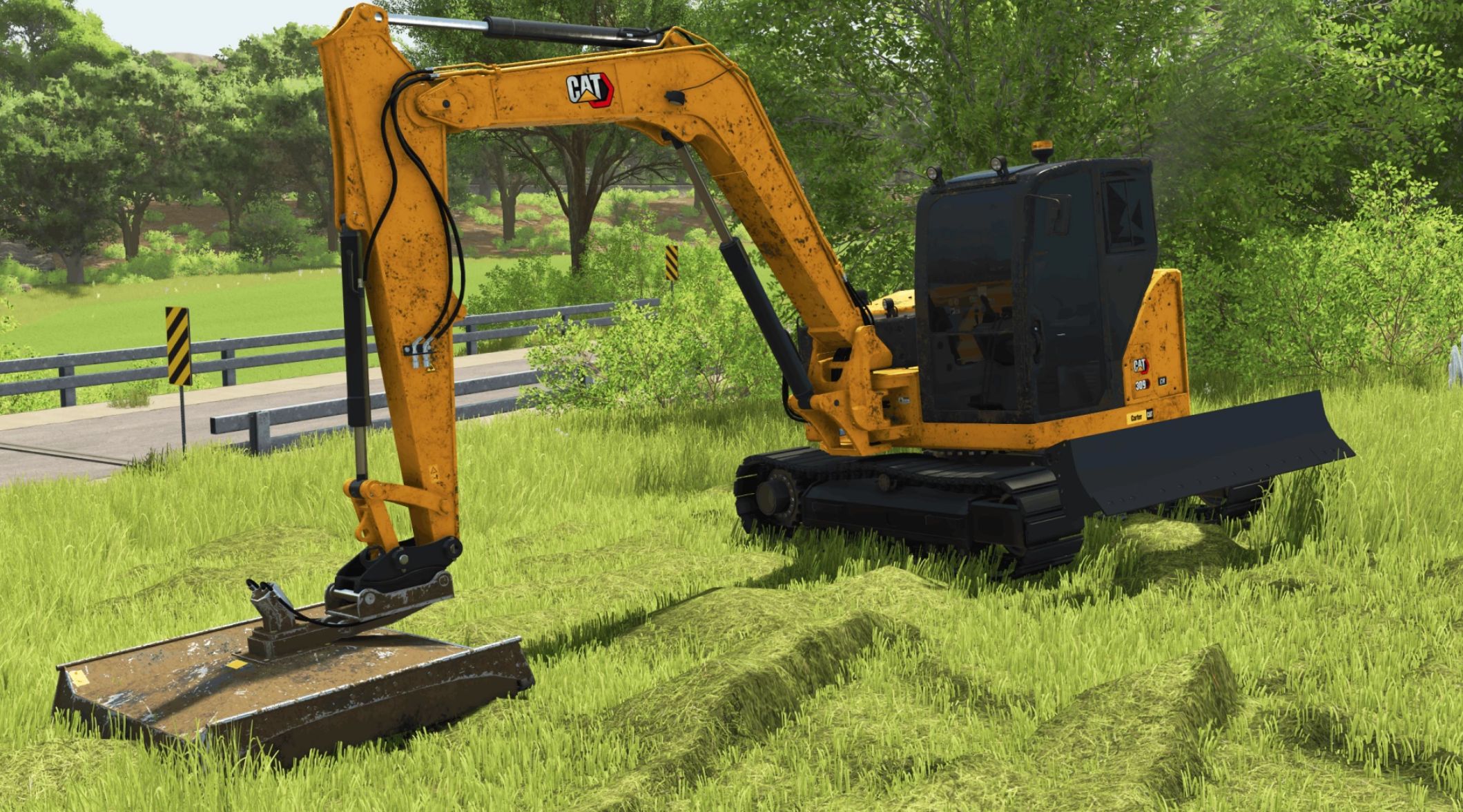 Cat 309CR Mower v1.0