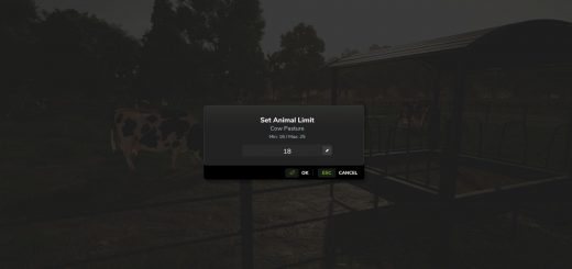 Control animal pen capacity v1.0.1.0