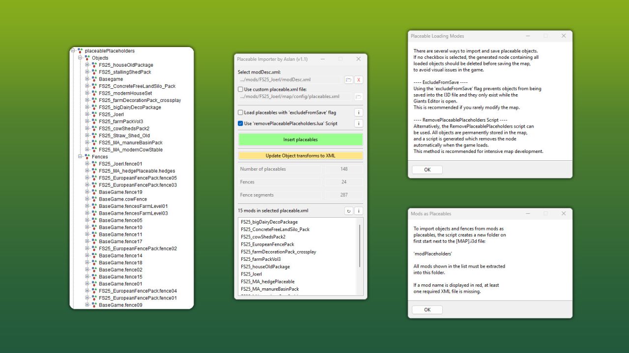 GE10 Script – Placeable Importer v1.1