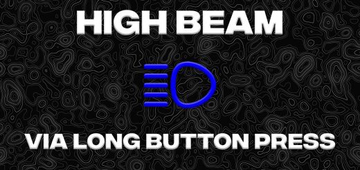 High beam via long button press v1.0
