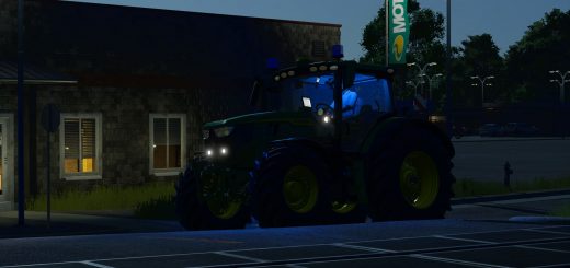 John Deere 6R fire department style v1.0