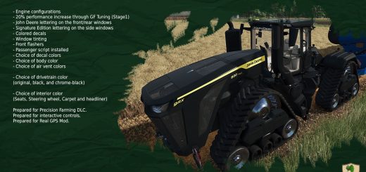 John Deere 9R 710-830 Signature Edition