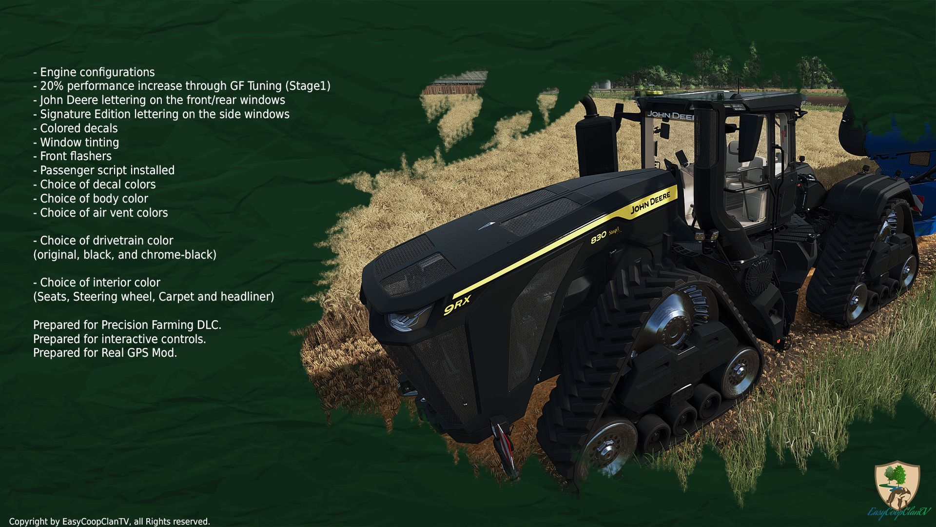 John Deere 9R 710-830 Signature Edition
