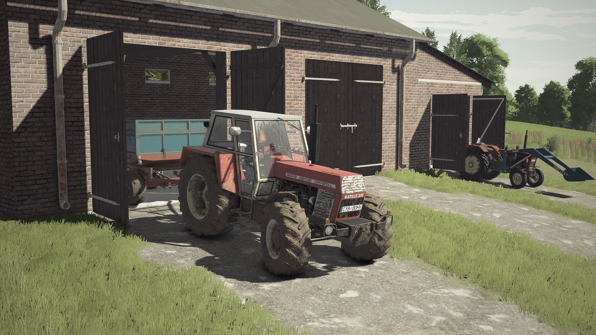 Medium Polish Shed With Garage V1.0