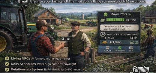 NPC Favor Living Neighborhood Mod v1.0