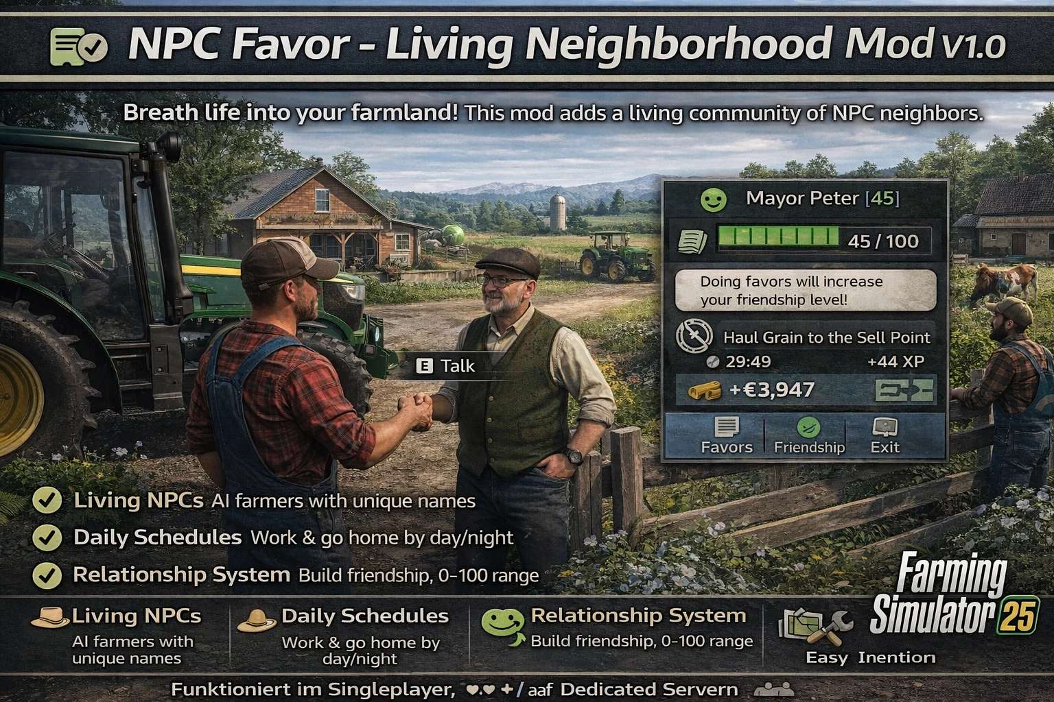 NPC Favor Living Neighborhood Mod v1.0