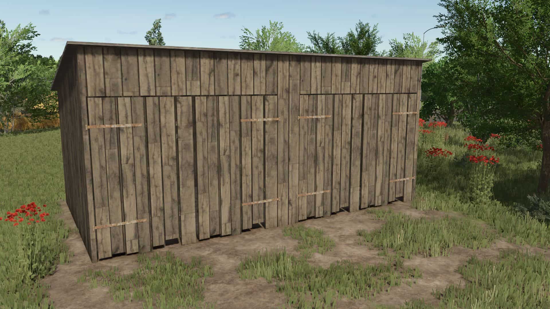 Old wooden garage v1.0