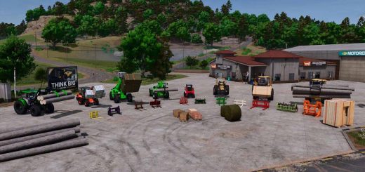 Pallet Fork With Tension Belts v1.0