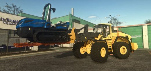 Pallet w Tension Belts & Long Pallet Forks v1.0