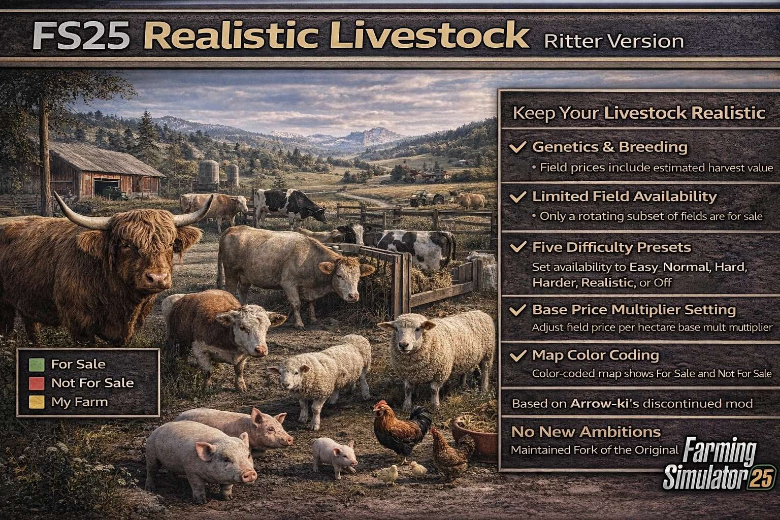 Realistic Livestock RM Public v0.6.1