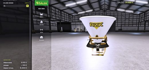 Šálek RZK 300H v1.0