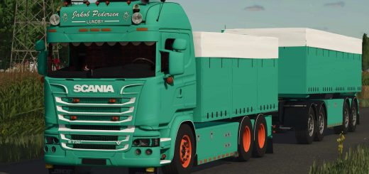 Scania R730 Jakob Pedersen & Trailer v1.0