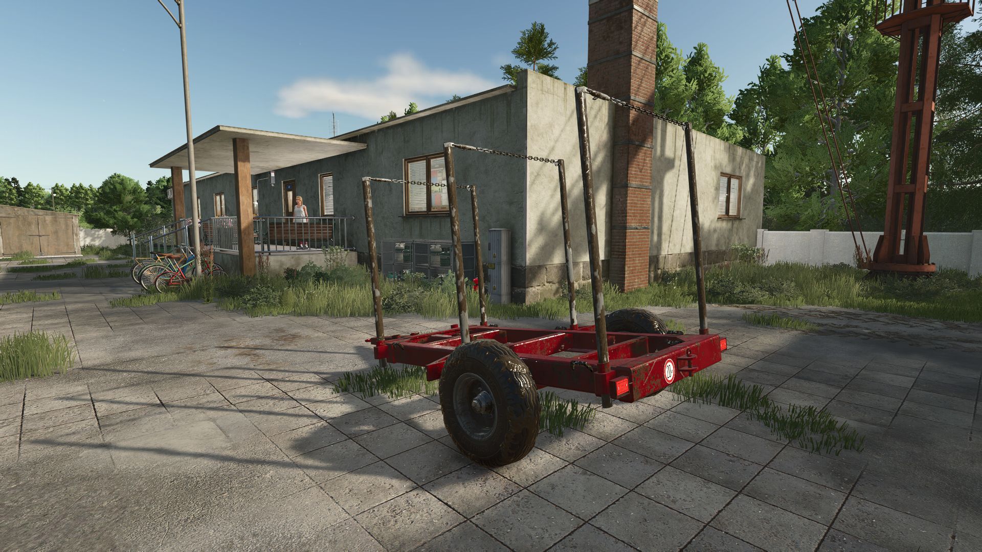 Small log transport trailer v1.0